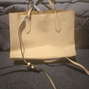 Kate Spade Cream Leather Tote